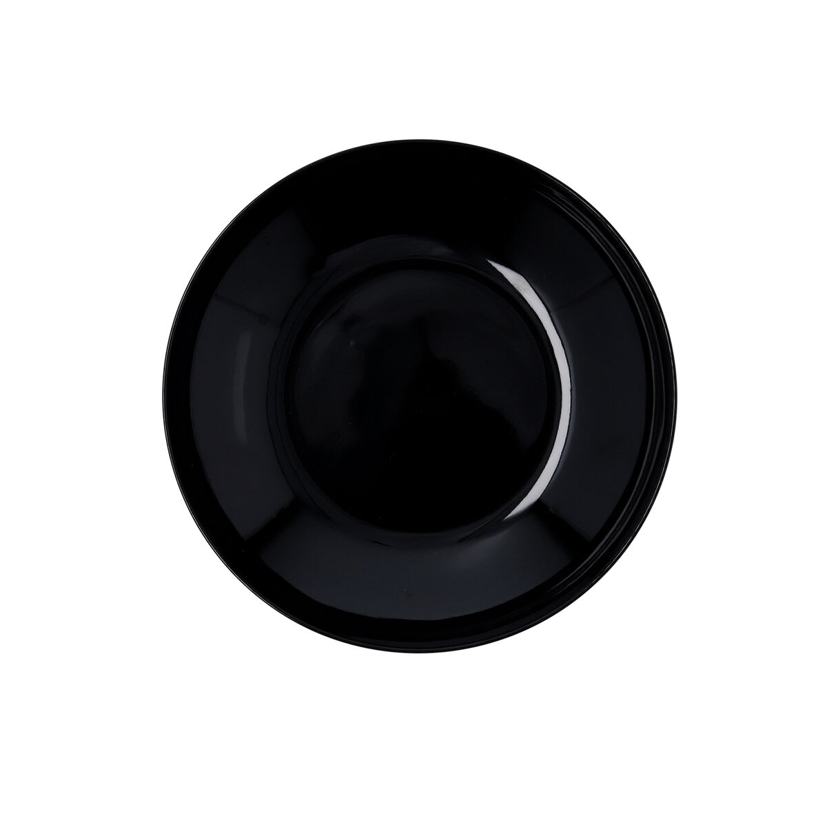 Piatto Fondo Quid Select Basic Nero Melammina 23 cm (24 Unità)